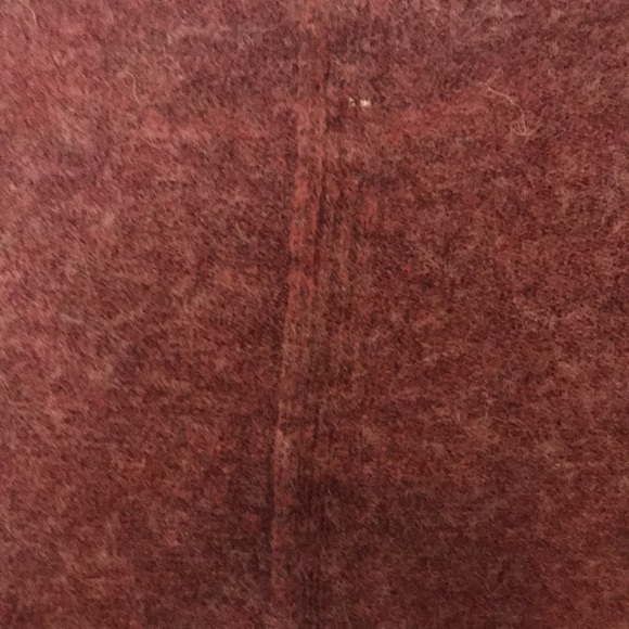Free People Sweater in Size Large Colour is: burgundy . It has dropped sleeves - Picture 7 of 7
